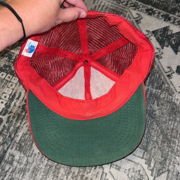 Vintage Red Fightin' Hoosiers Trucker Hat - Picture 4 of 6